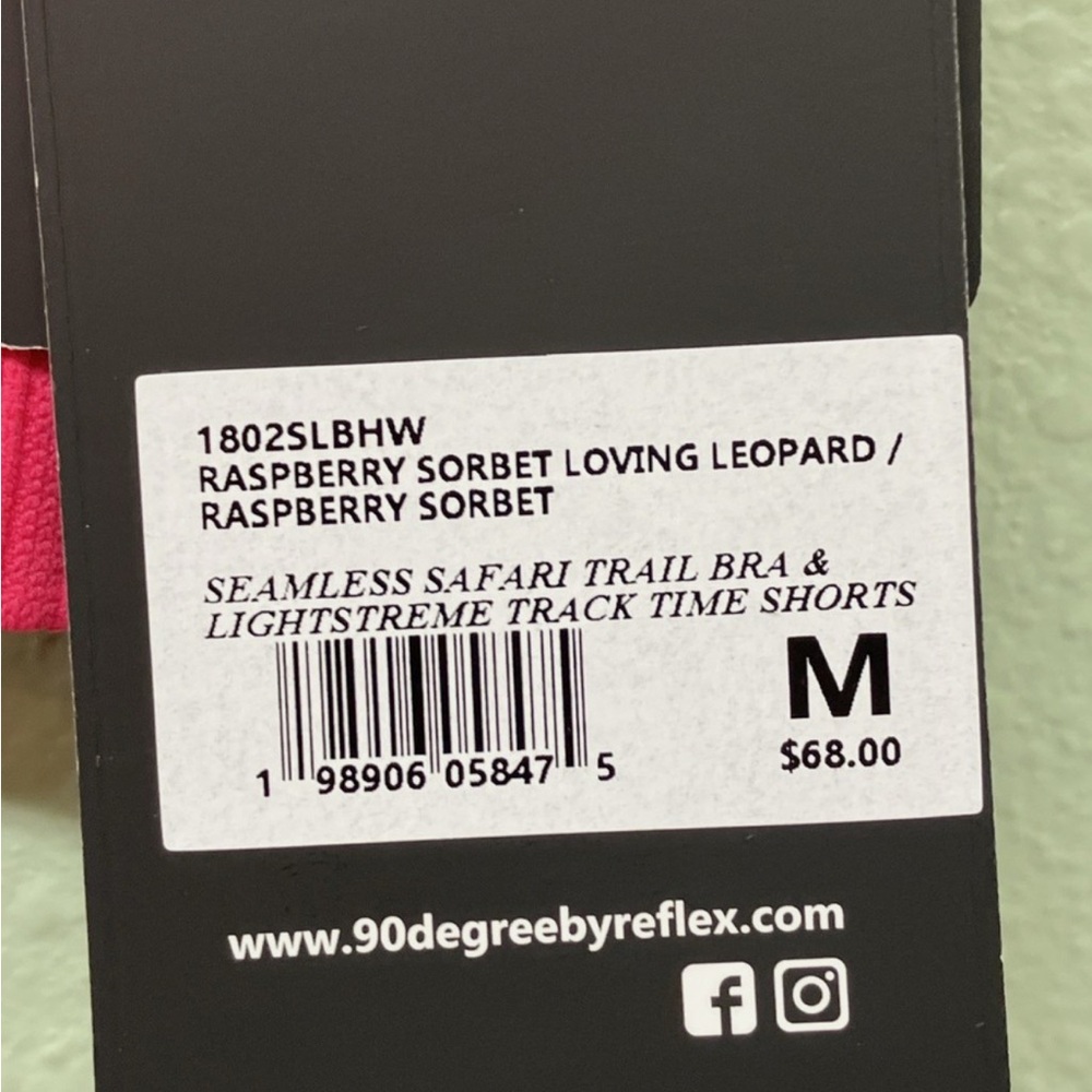 90 Degree By Reflex Pink Activewear Set - Picture 8 of 9